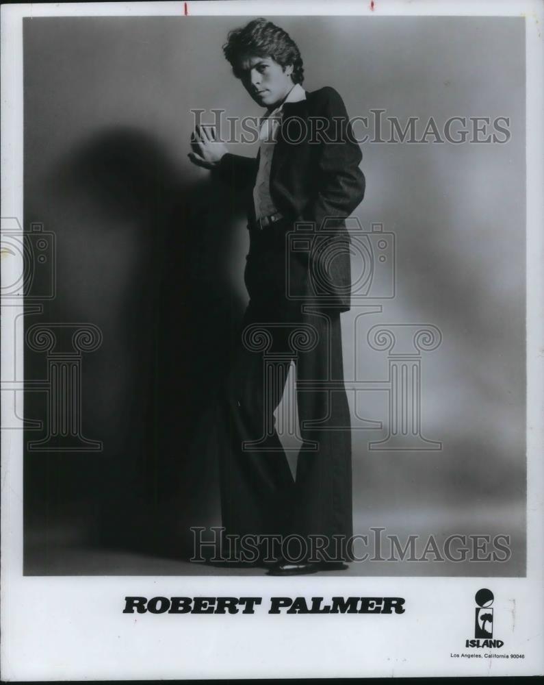 1979 Press Photo Robert Palmer English Rock Singer Songwriter and Musician - Historic Images