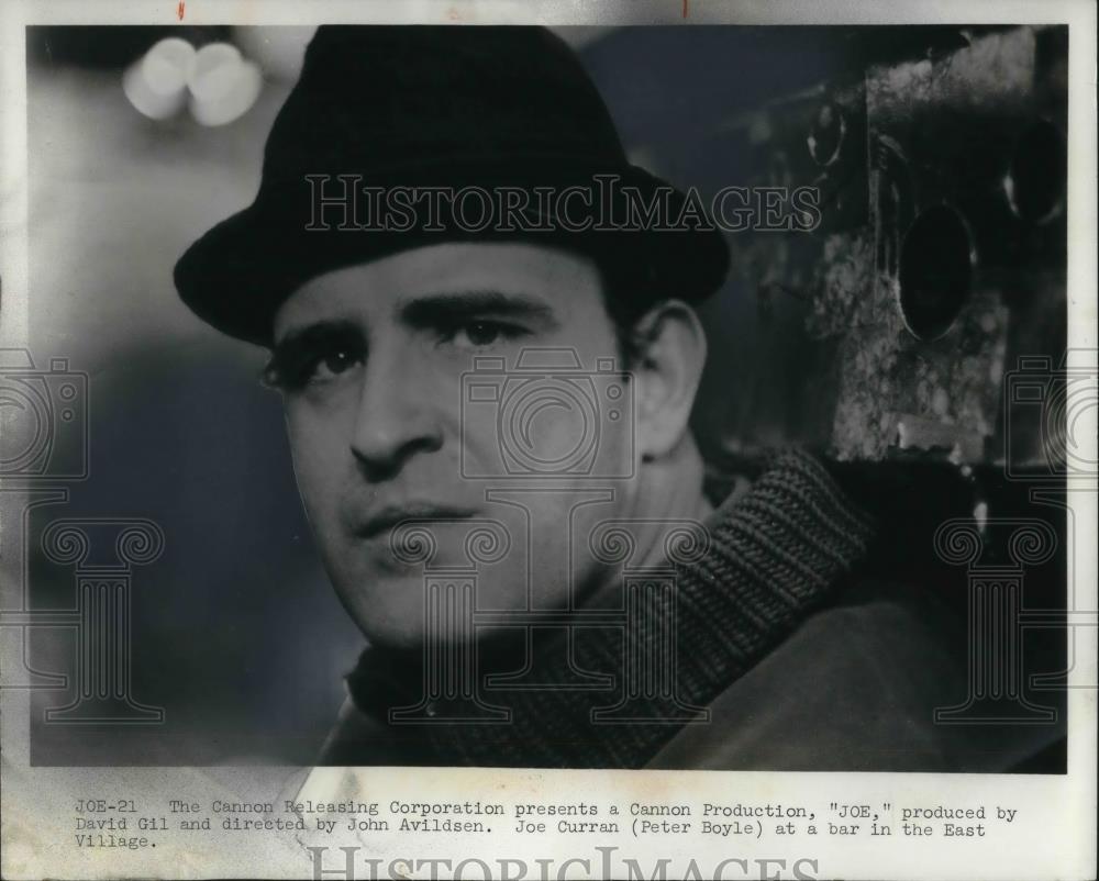 1970 Press Photo Peter Boyle stars as Joe Curran in Joe - cvp23630 - Historic Images