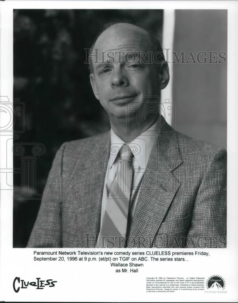 1996 Press Photo Wallace Shawn as Mr. Hall in Clueless - cvp22935 - Historic Images