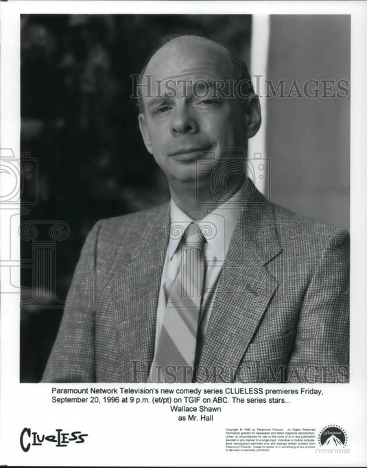 1996 Press Photo Wallace Shawn as Mr. Hall in Clueless - cvp22935 - Historic Images