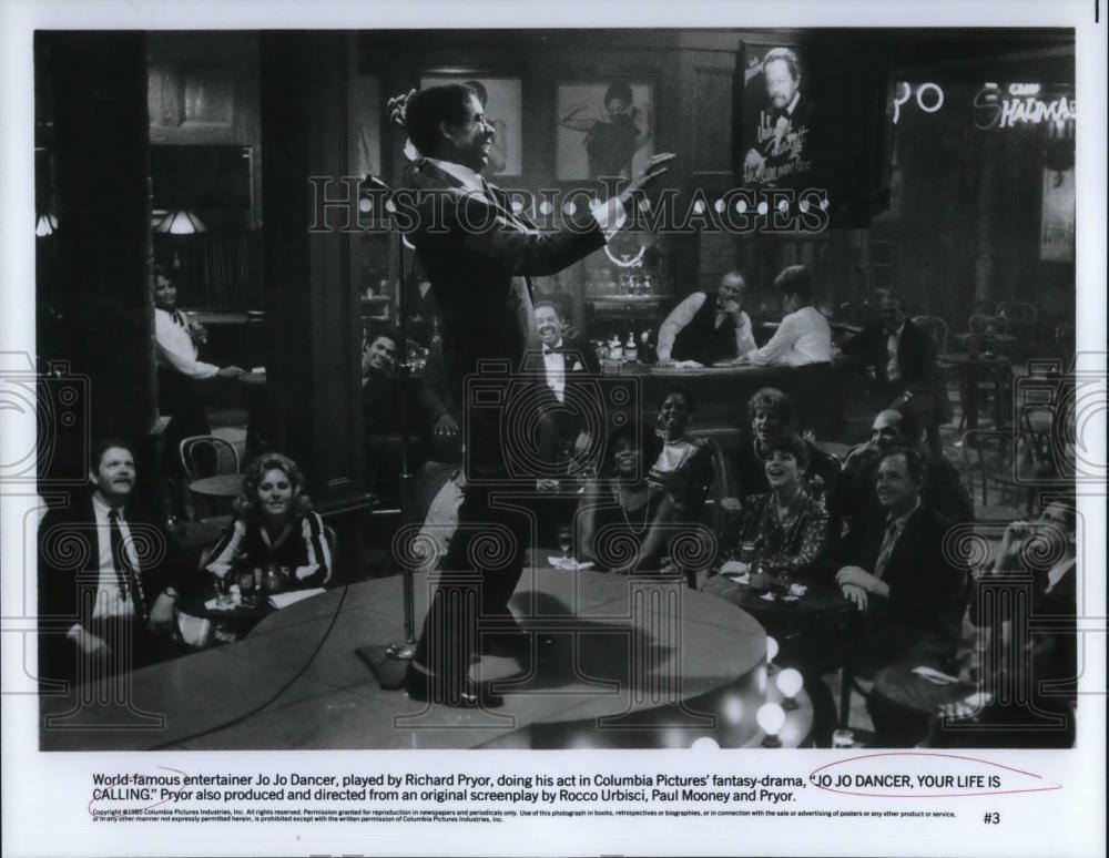 1985 Press Photo Richard Pryor in Jo Jo Dancer - cvp22511 - Historic Images