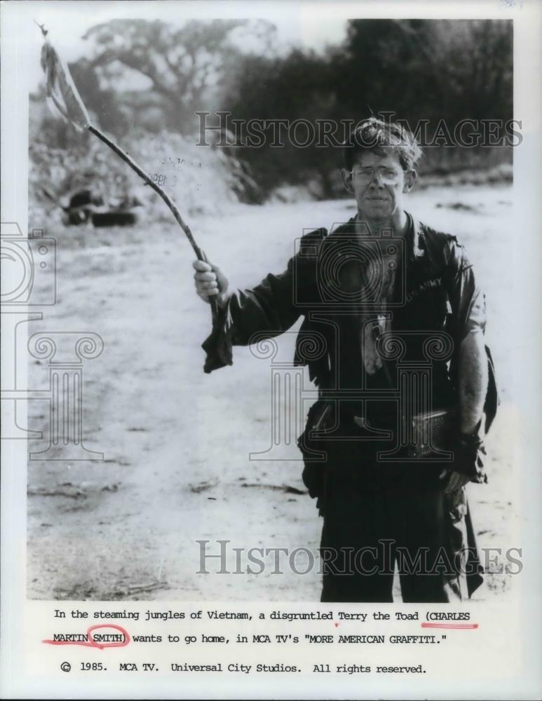 1985 Press Photo Charles Martin Smith in More American Graffiti - cvp22713 - Historic Images