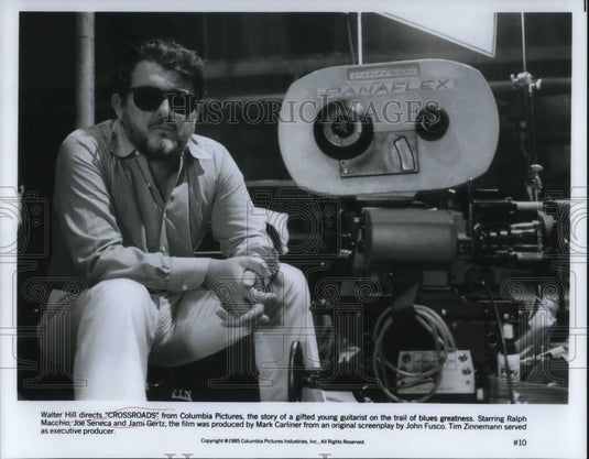 1986 Press Photo Director Walter Hill in Crossroads - cvp22240 - Historic Images
