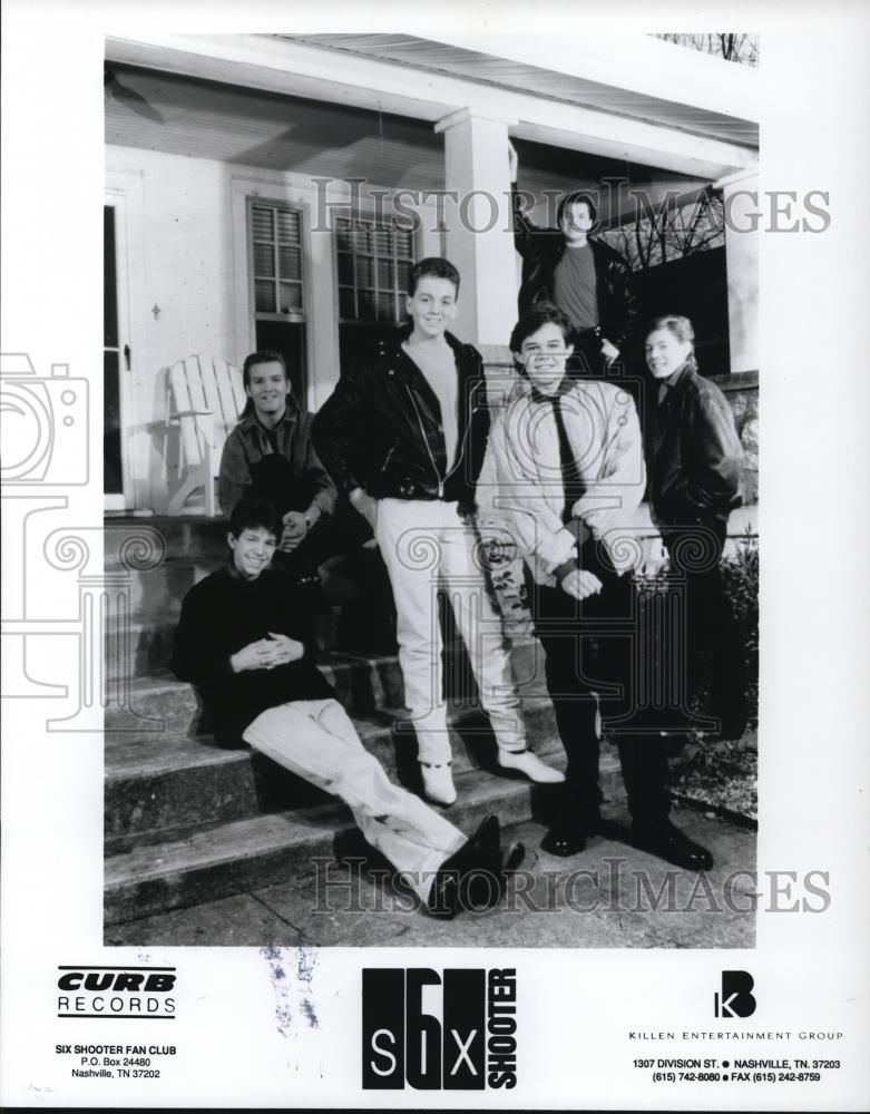 1993 Press Photo Six Shooter Band Nashville Tennessee - cvp27534 - Historic Images