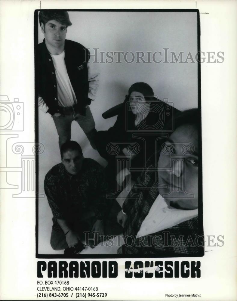 1995 Press Photo Paranoid Lovesick - cvp25725 - Historic Images