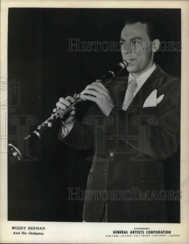 Press Photo Woody Herman &amp; His Orchestra - cvp22026 - Historic Images