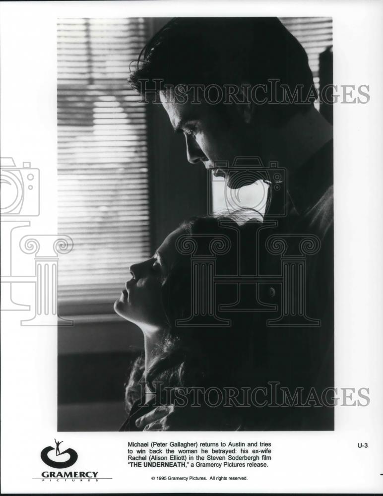 1995 Press Photo Peter Gallagher and Alison Elliott in The Underneath - Historic Images