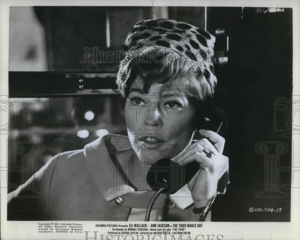 1967 Press Photo ANN JACKSON and Eli Wallkach in The Tiger Makes Out - cvp23622 - Historic Images