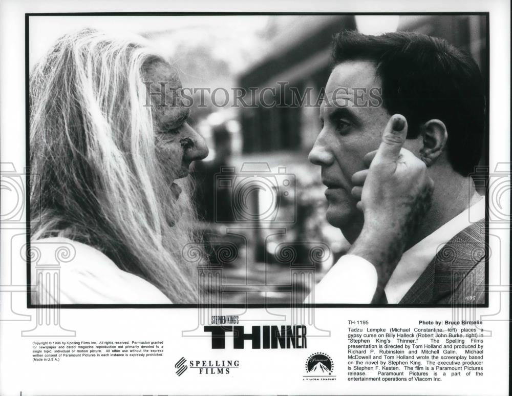 1997 Press Photo Michael Constantine as he stars in Stephen King's Thinner - Historic Images