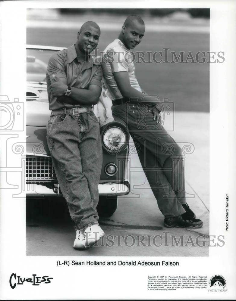 1997 Press Photo Sean Holland and Donald Adeosun Faison in &quot;Clueless&quot; - Historic Images