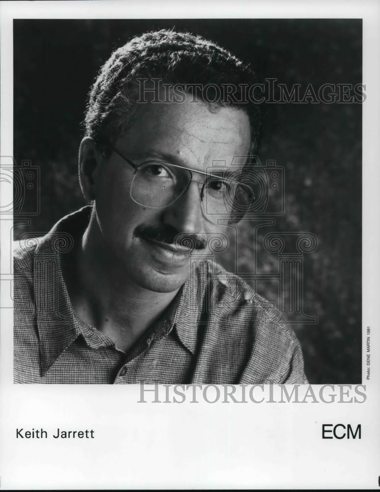 1995 Press Photo Keith Jarrett Jazz and Classical Pianist and Composer - Historic Images
