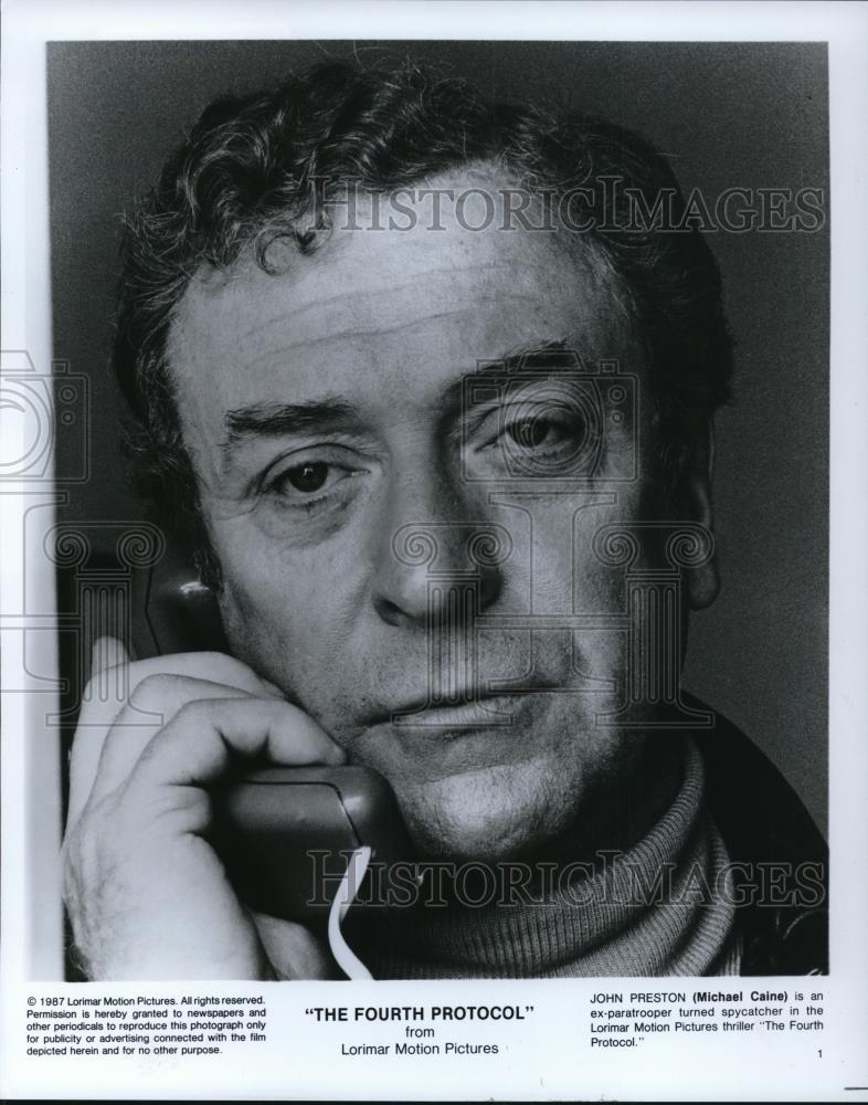 1987 Press Photo Michael Caine in The Fourth Protocol - cvp27984 - Historic Images