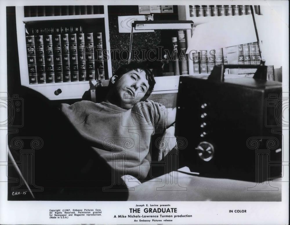 1968 Press Photo Dustin Hoffman in THE GRADUATE - cvp23867 - Historic Images