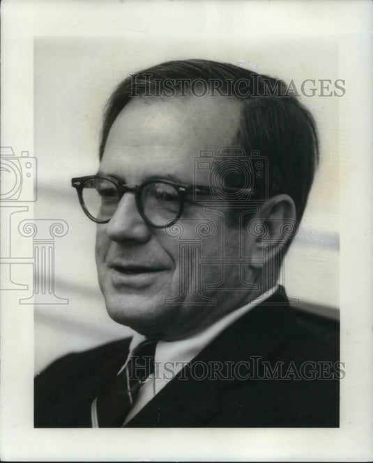 1970 Press Photo John P Fishwick President CEO Norfolk Western Railway - Historic Images