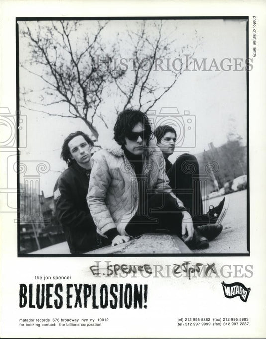 1995 Press Photo Jon Spencer Blues Explosion - cvp27779 - Historic Images