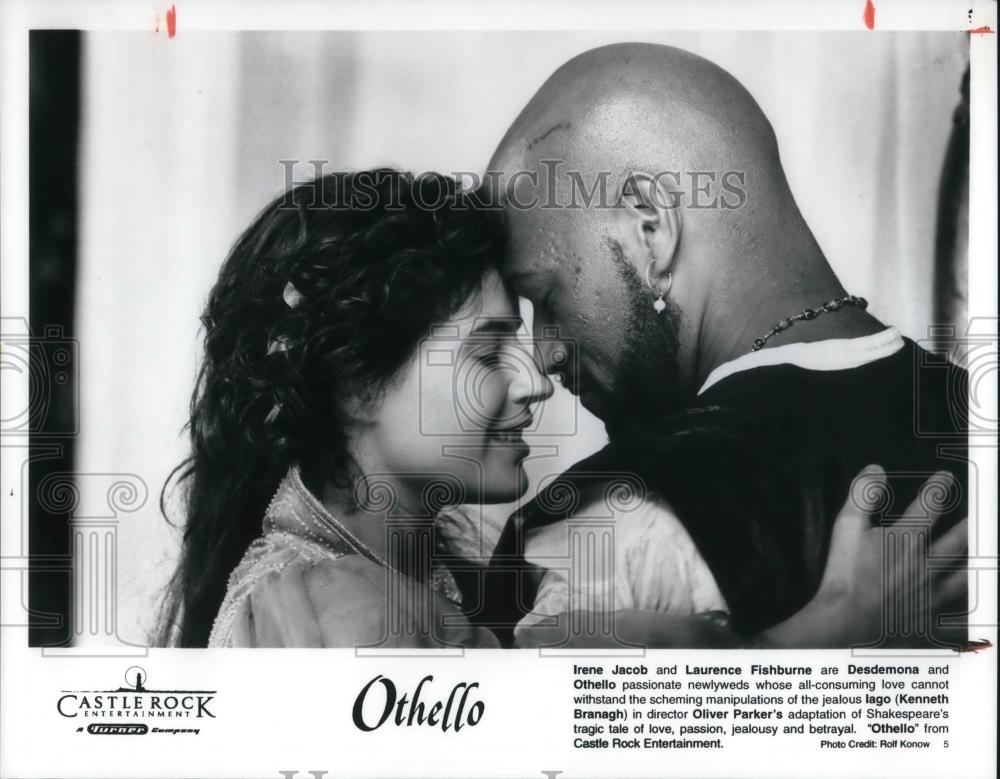 1992 Press Photo Laurence Fishburne & Irene Jacob in Othello - cvp23069 - Historic Images