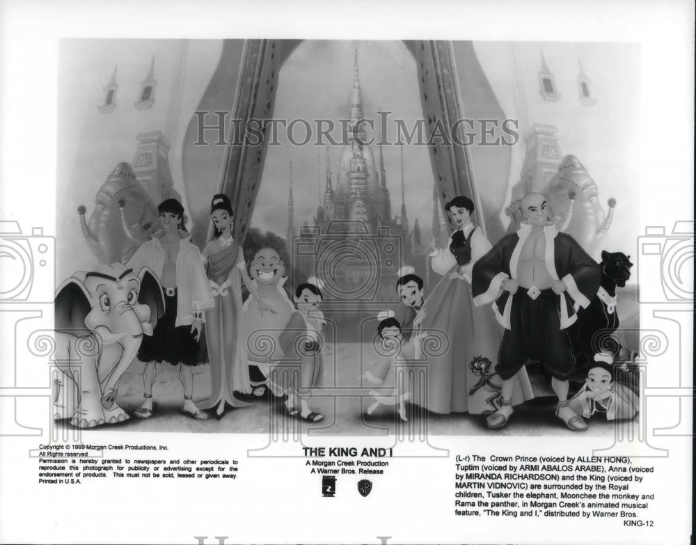 1999 Press Photo Allen Hong & Martin Vidnovic Voices of The King and I - Historic Images