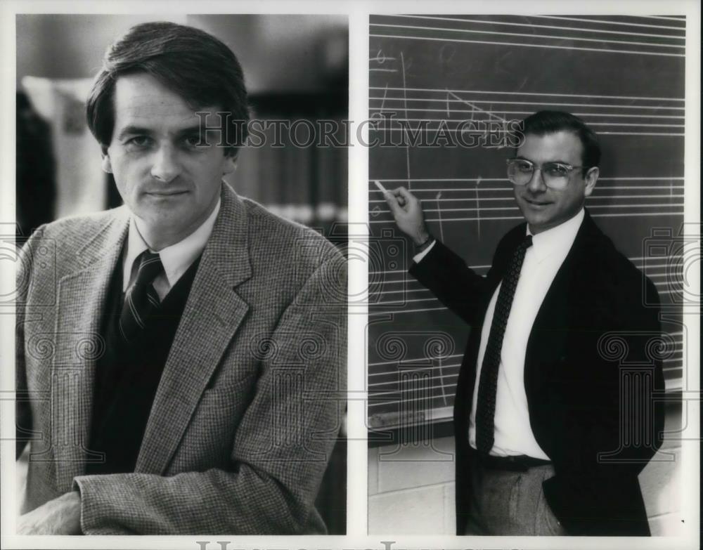 1991 Press Photo Martin Kessler Music Director Richard Hawley Head Master - Historic Images