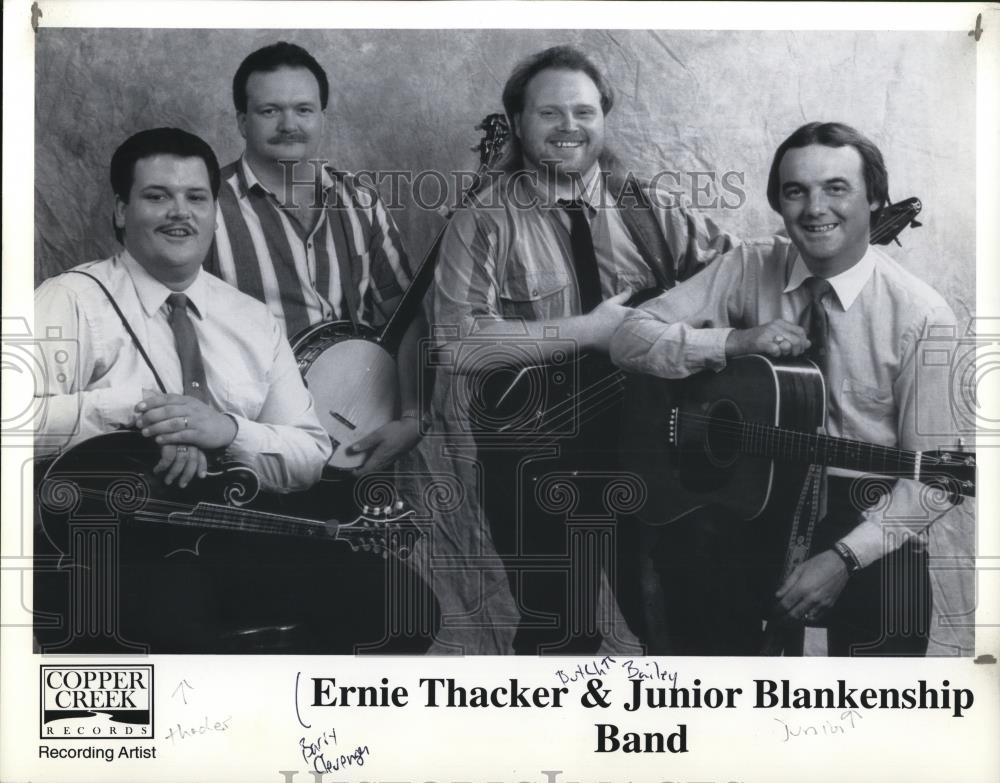 1995 Press Photo Ernie Thacker Junior Blankenship Butch Bailey Barry Clevenger - Historic Images