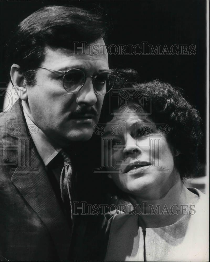 1970 Press Photo George Grizzard Ann Jackson star in Julius and Ethel Rosenberg - Historic Images