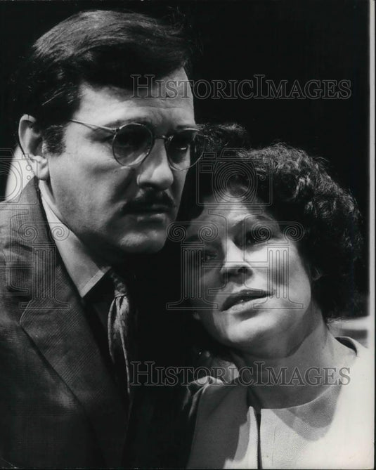 1970 Press Photo George Grizzard Ann Jackson star in Julius and Ethel Rosenberg - Historic Images