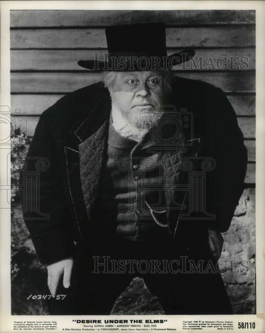 1958 Press Photo Desire Under The Elms Burl Ives - cvp24126 - Historic Images
