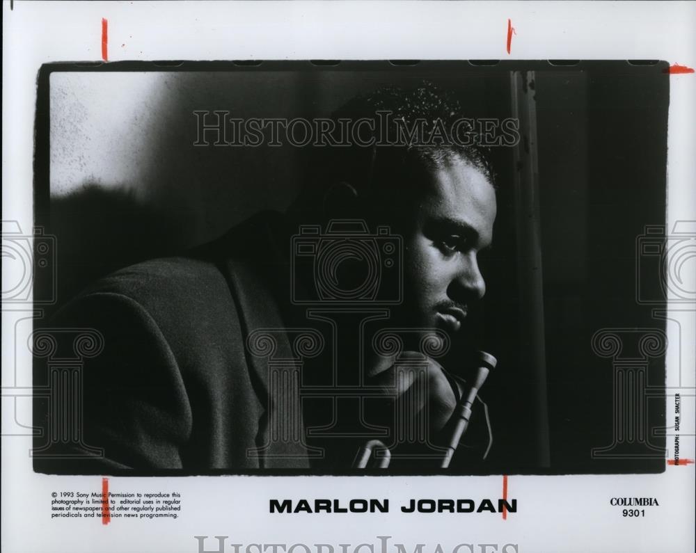 1993 Press Photo Marlon Jordan Musician - cvp26851 - Historic Images