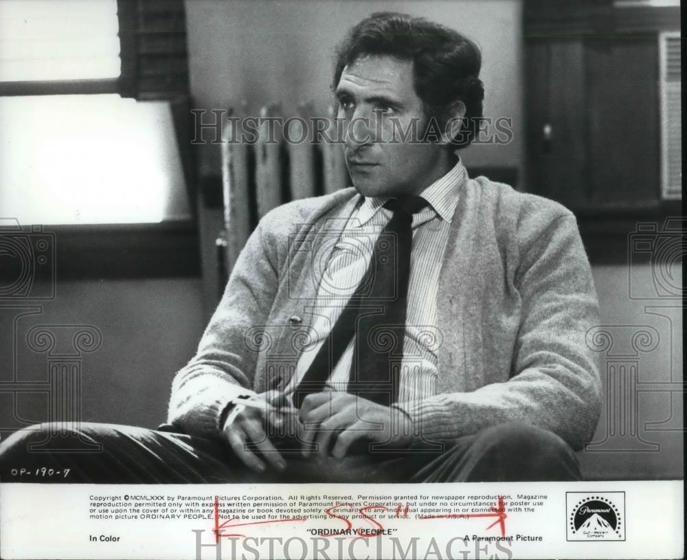1980 Press Photo Judd Hirsch as Berger in Ordinary People - cvp20795 - Historic Images