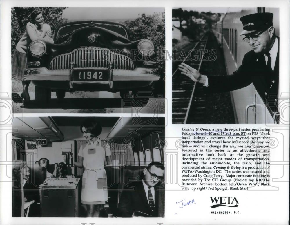 Press Photo Coming & Going WETA Washington TV transportation special - cvp23631 - Historic Images