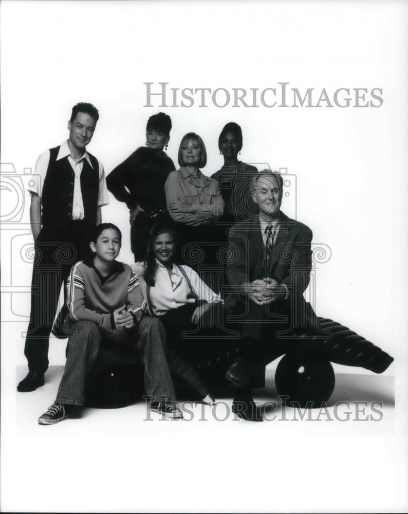 Press Photo Jane Curtain John Lithgow Kristen Johnston Joseph Gordon Levitt - Historic Images