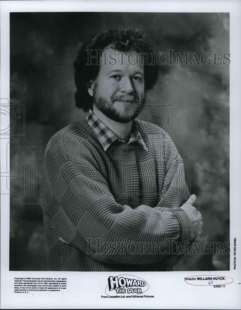 1986 Press Photo Willard Huyck Director of Howard the Duck - cvp24388 - Historic Images