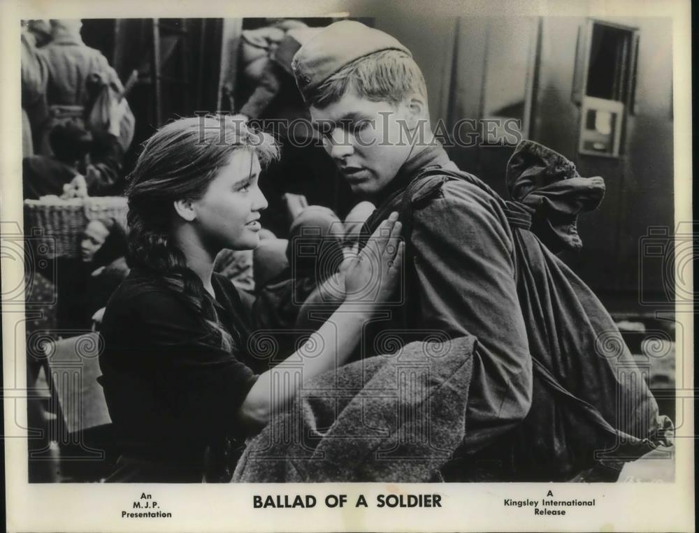1961 Press Photo Vladimir Ivashov in BALLAD OF A SOLDIER play - cvp23719 - Historic Images