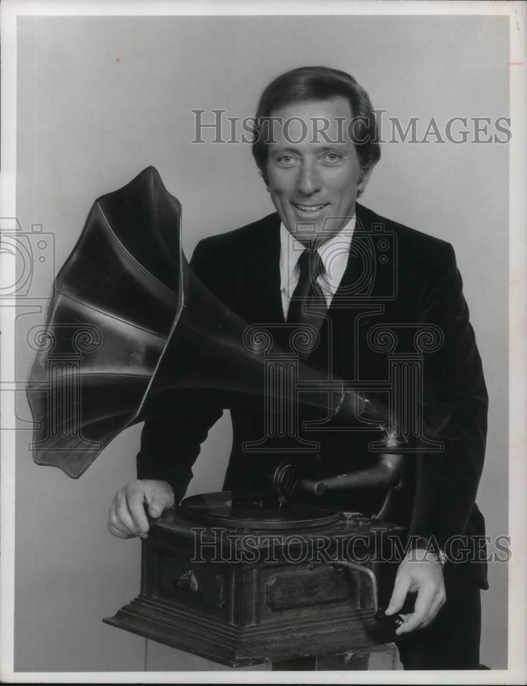 Press Photo Andy Williams host of 16th Annual Grammy Awards - cvp20228 - Historic Images