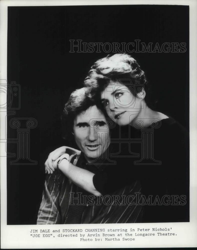 Press Photo Jim Dale and Stockard Channing star in Joe Egg - cvp24296 - Historic Images