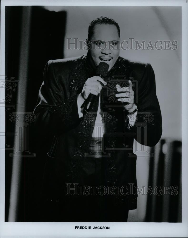 1988 Press Photo Singer Freddie Jackson - cvp27024 - Historic Images