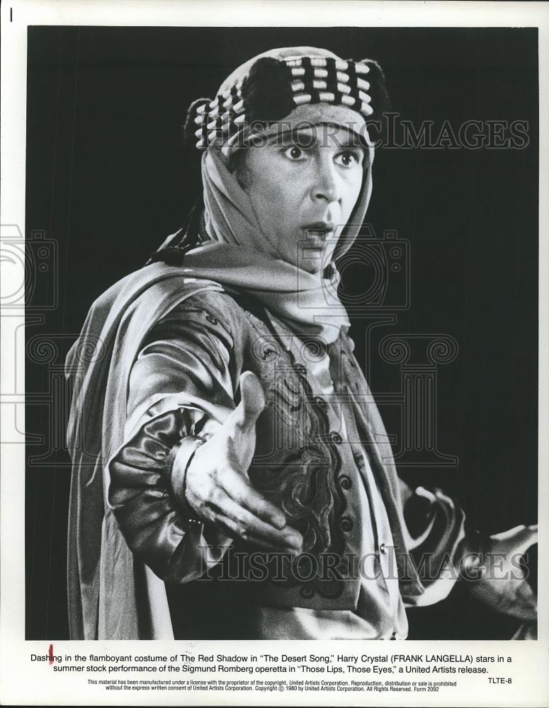 1980 Press Photo Frank Langella in The Desert Song - cvp26415 - Historic Images