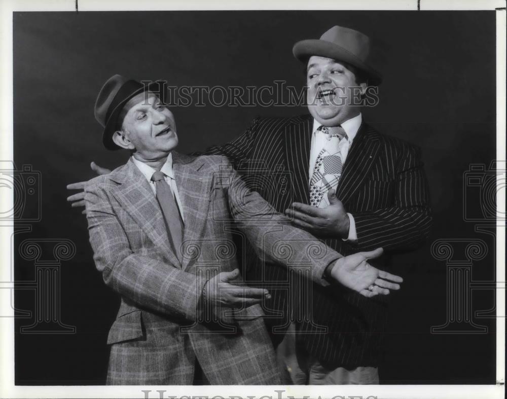 1991 Press Photo Sy Levine and Pat Mazzarino in Guys and Dolls - cvp23778 - Historic Images
