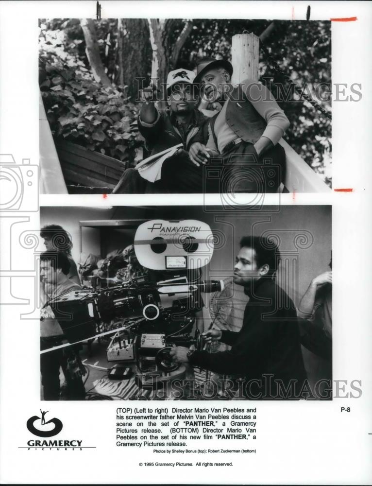 1995 Press Photo Mario Van Peebles Director Melvin Van Peebles Screenwriter - Historic Images