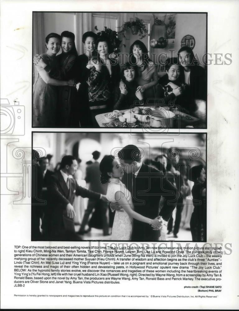 1993 Press Photo Kieu Chinh, Ming-Na Wen, Tamlyn Tomita in The Joy Luck Club - Historic Images