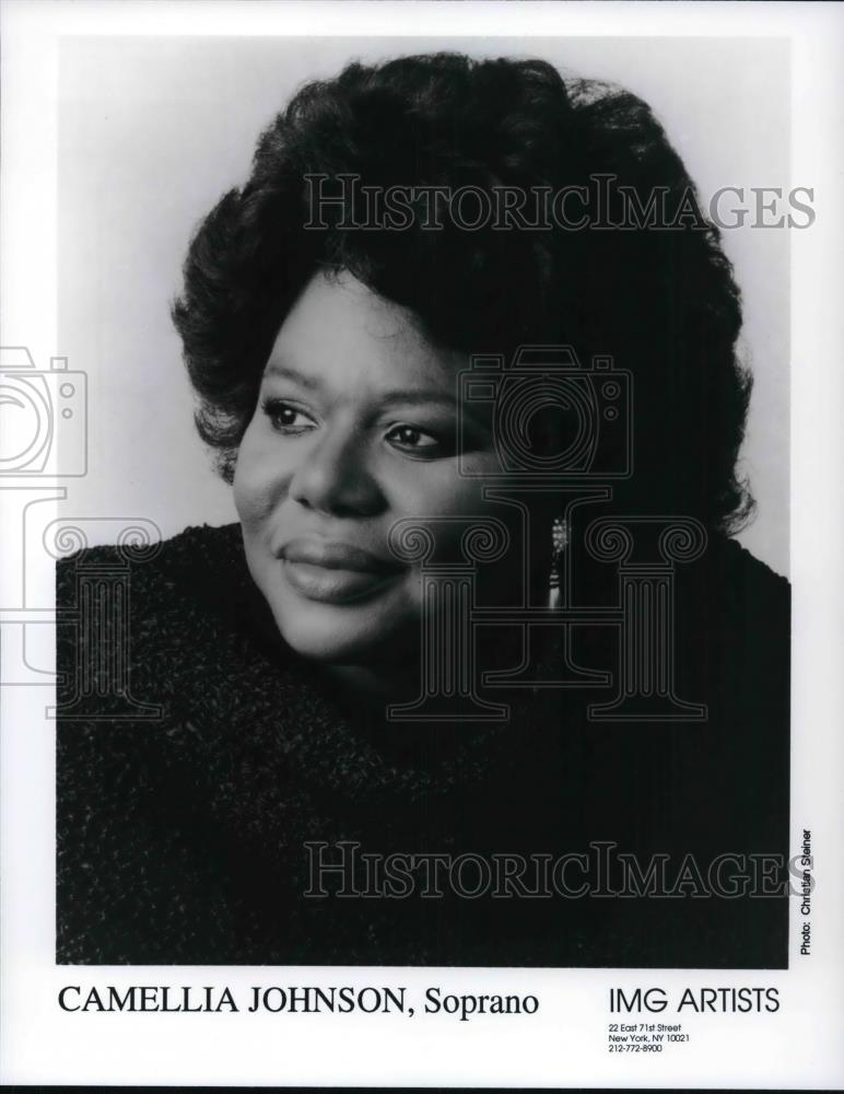 1996 Press Photo Soprano Camellia Johnson - cvp25824 - Historic Images