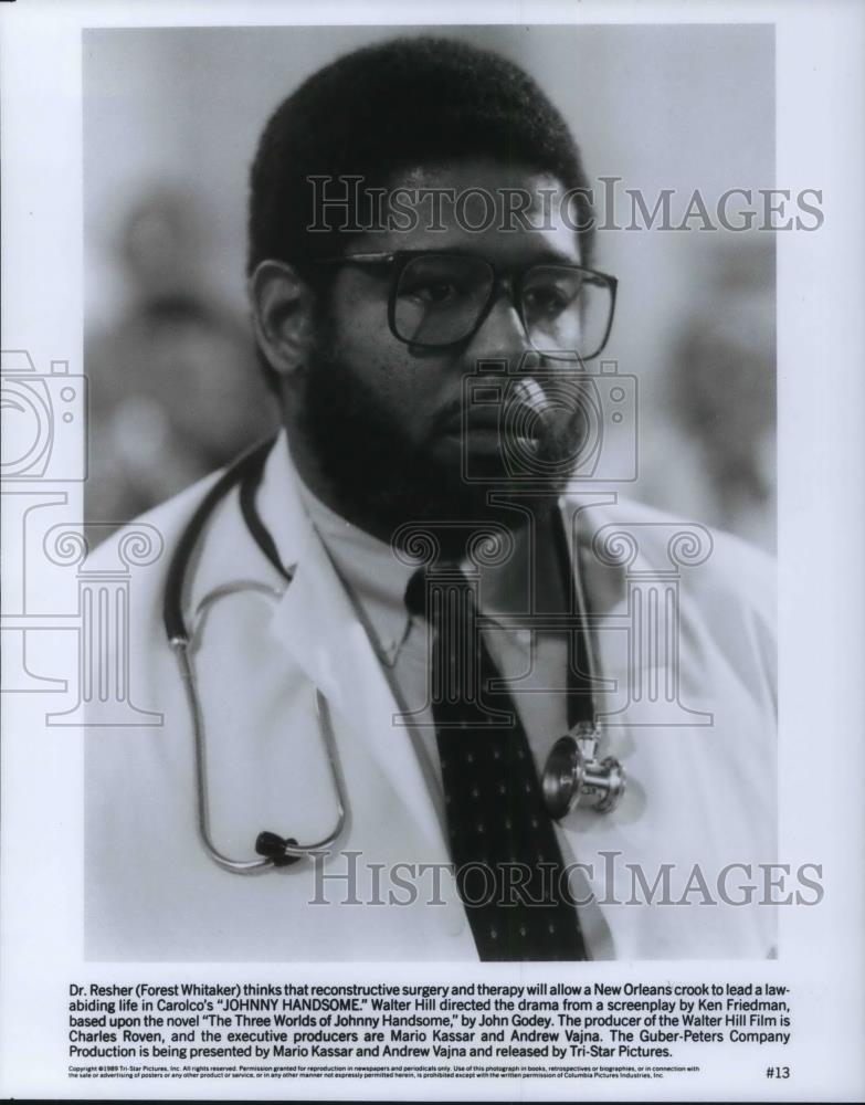 1990 Press Photo Forest Whitaker as Dr, Resher in Johnny Handsome - cvp22374 - Historic Images