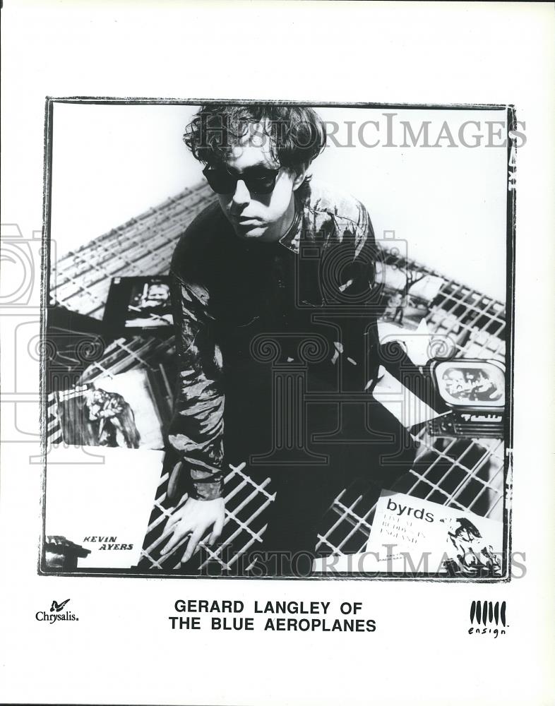 1990 Press Photo Gerard Langley of the Blue Aeroplanes - cvp26410 - Historic Images