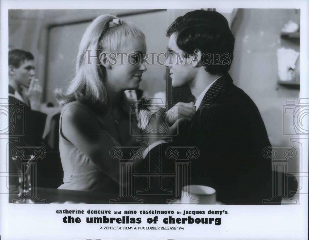 1996 Press Photo N. Castelnuovo Catherine Deneuve in Umbrellas Cherbourg - 860 - Historic Images
