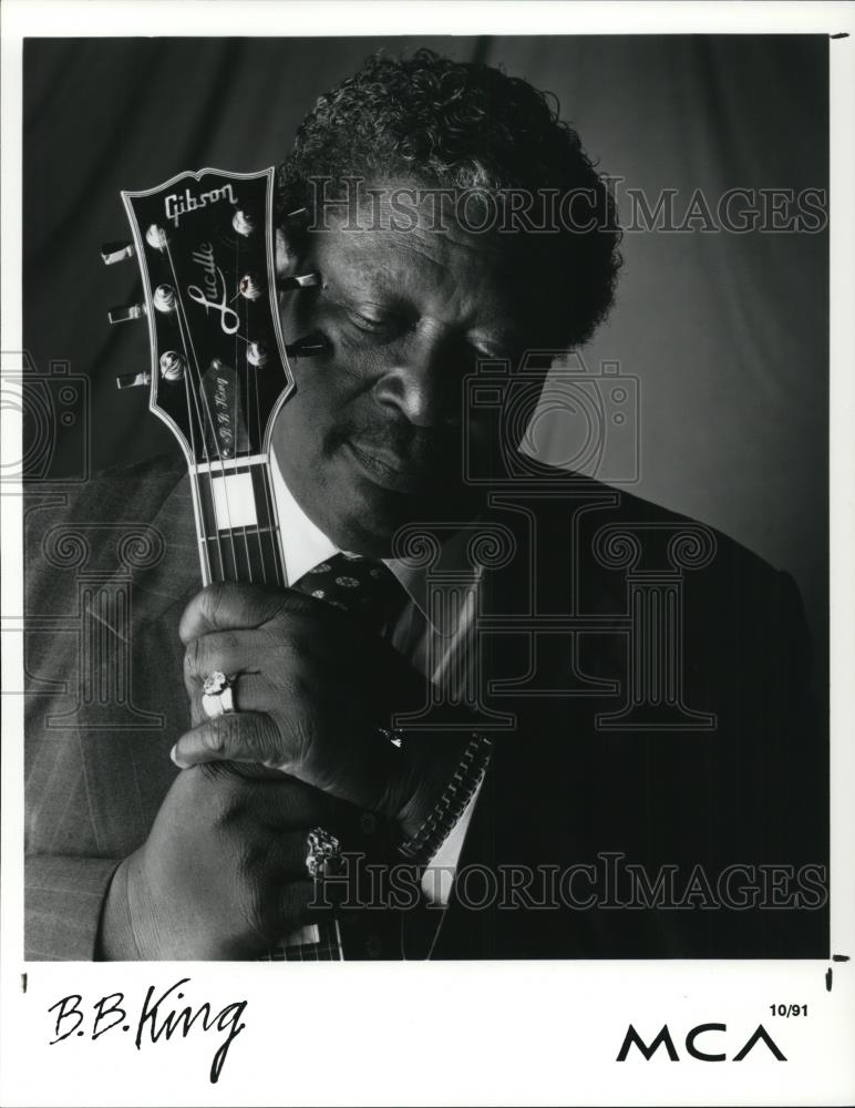 1991 Press Photo Singer B. B. King - cvp27180 - Historic Images