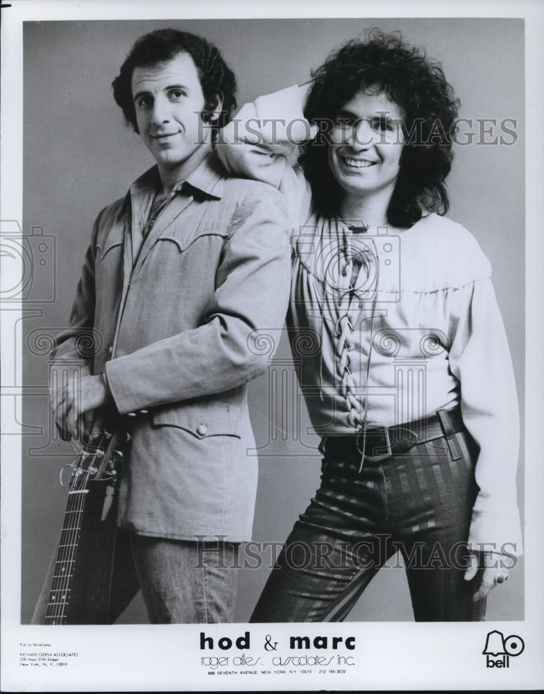 1973 Press Photo Hod &amp; Marc Music Artists - cvp27165 - Historic Images