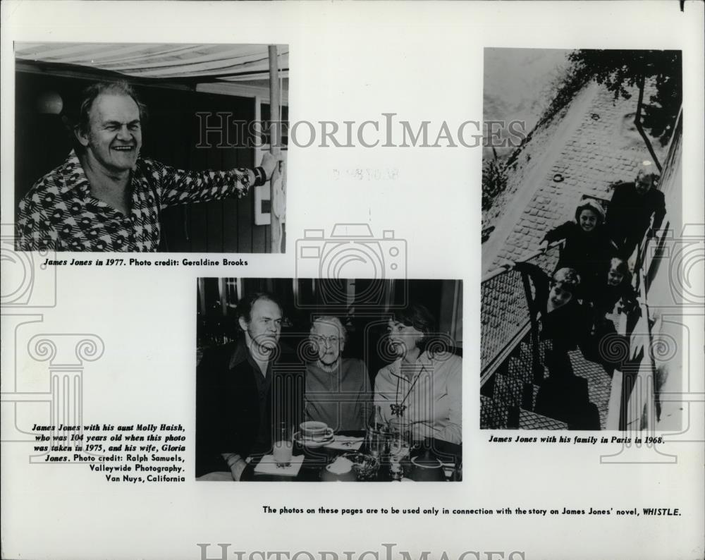 1978 Press Photo James Jones, Molly Haish, Gloria Jones in "Whistle" - cvp26871 - Historic Images