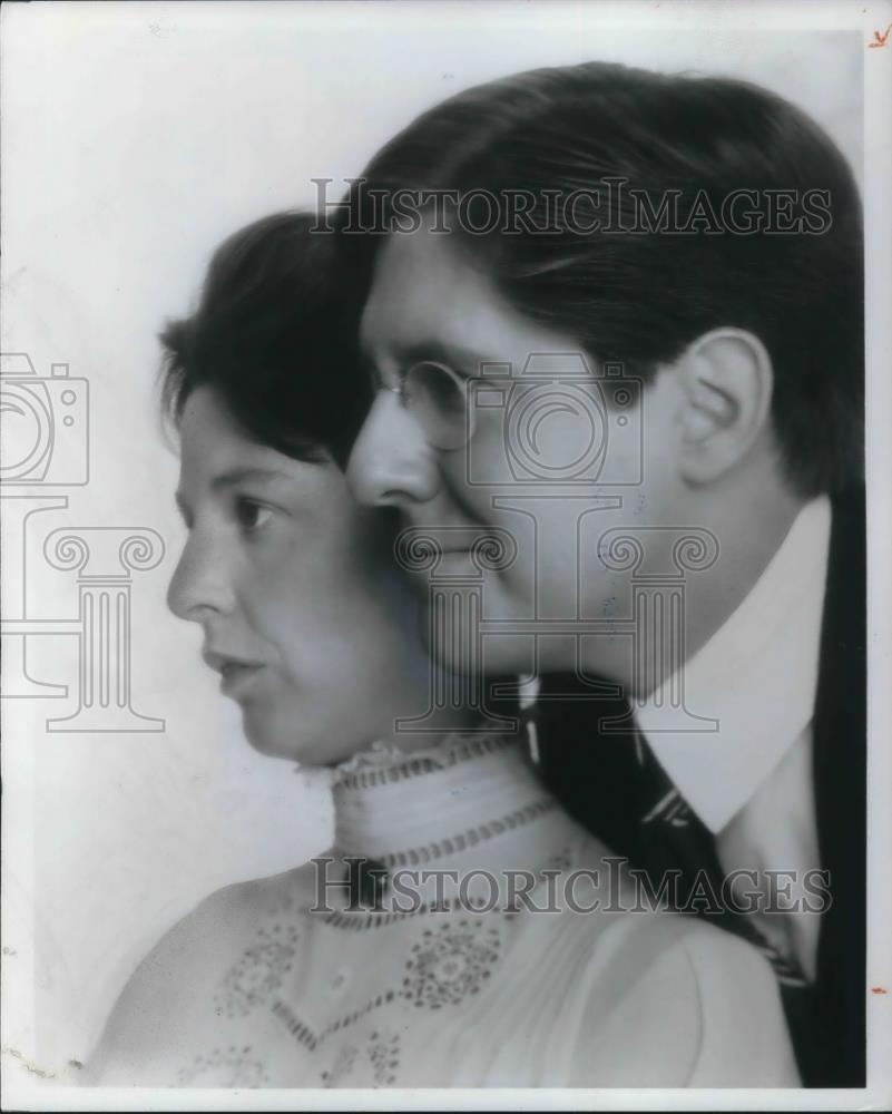 1976 Press Photo Jane Alexander & Edward Herrmann in Eleanor & Franklin - Historic Images