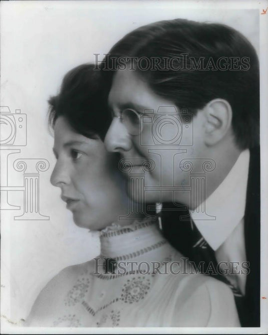 1976 Press Photo Jane Alexander & Edward Herrmann in Eleanor & Franklin - Historic Images