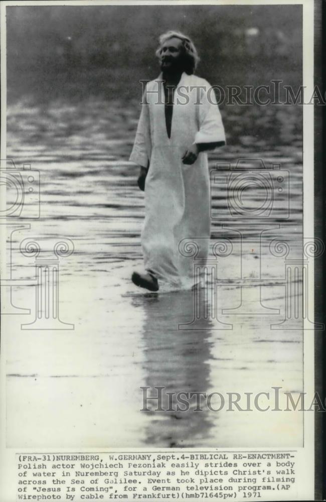 1971 Press Photo Wojchiech Pezoniak stars in Jesus is Coming - cvp22342 - Historic Images