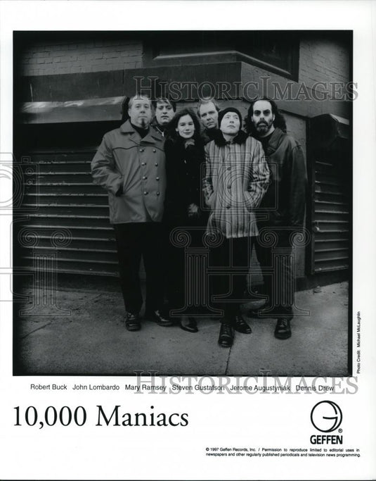 1997 Press Photo 10,000 Maniacs Musical Group Robert Buck John Lombardo - Historic Images